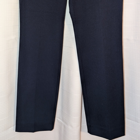 Ann Taylor Factory Straight Curvy Fit Size 4P Navy - Picture 3 of 6